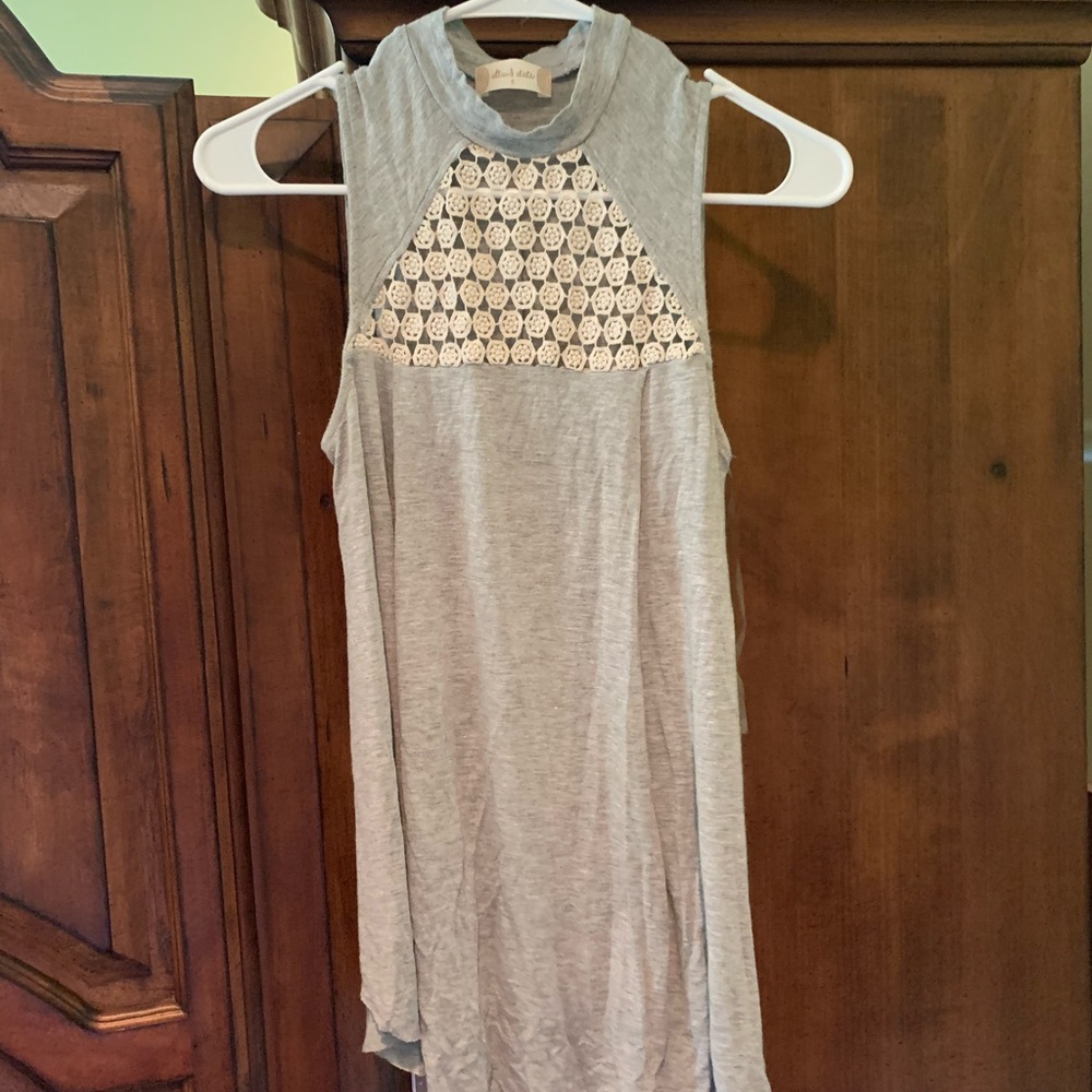 Long and float grey alter’d state tank top